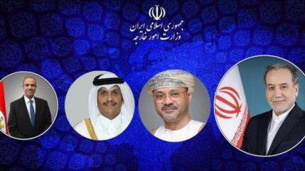 Diplomacia en marcha: Araqchi dialoga con ministros regionales