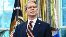 Secretario de Tesoro admite rol de EEUU en crear disturbios en Irán