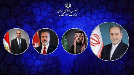 Canciller iraní aborda con sus pares regionales diálogos con EEUU