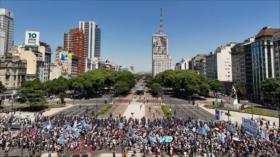 En imágenes: Protesta en Buenos Aires contra reforma laboral de Milei