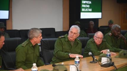 Díaz‑Canel supervisa preparación defensiva en la capital cubana