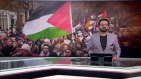 Cientos se movilizan en París apoyando al pueblo palestino - Noticiero 02:30