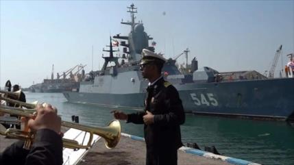 Corbeta rusa Stoikiy y Armada iraní realizan ejercicios en el mar de Omán