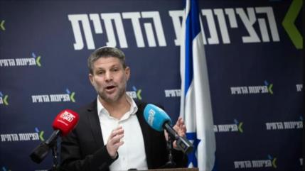 Smotrich pide alentar éxodo palestino y abolir los Acuerdos de Oslo
