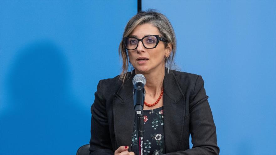La relatora especial de la ONU para Palestina, Francesca Albanese. (Foto: BHRC)