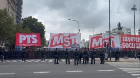 Argentina vive huelga general contra la reforma laboral de Milei