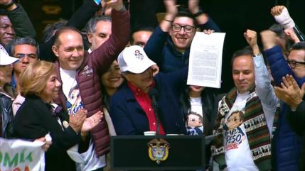 Petro convoca marchas en Colombia por Salario de los trabajadores