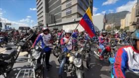 Protesta masiva en Caracas contra el secuestro de Maduro por EEUU