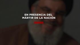 En presencia del mártir de la nación