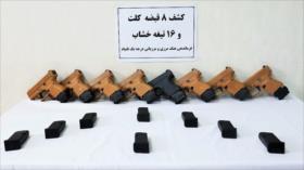 Irán confisca pistolas y armas cerca de la frontera con Afganistán