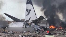 Irán condena ataque estadounidense-israelí a un avión medicalizado