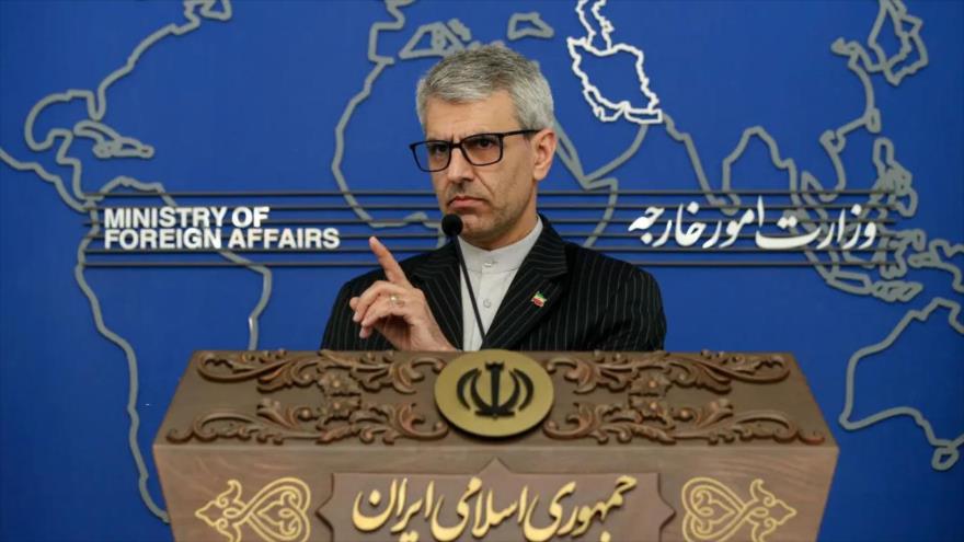 El portavoz del Ministerio de Asuntos Exteriores de Irán, Esmail Baqai.