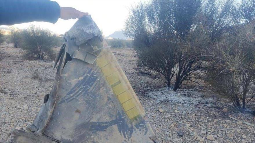 Una imagen de restos del segundo caza estadounidense F-35 derribado en el centro de Irán, 3 de abril de 2026.