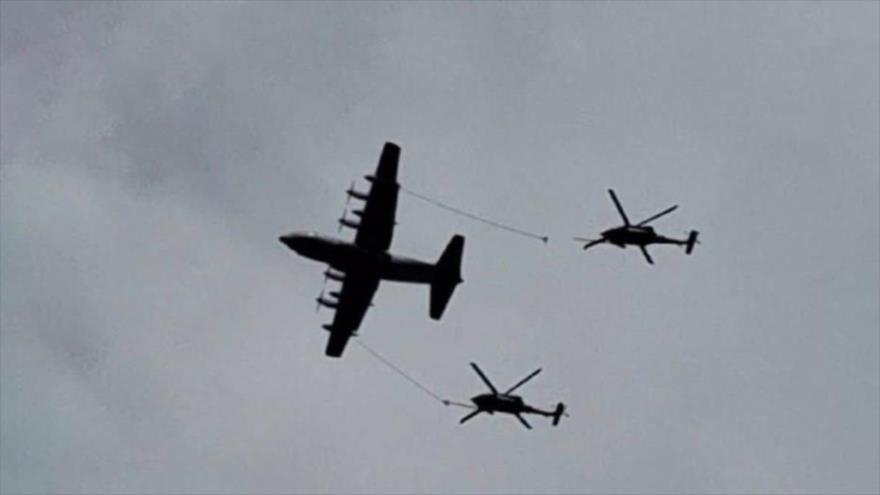 Combatientes tribales iraníes derribaron dos helicópteros estadounidenses Black Hawk el viernes, 3 de abril de 2026.