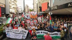 Argentinos se movilizan por Palestina y guerra contra Irán y Líbano