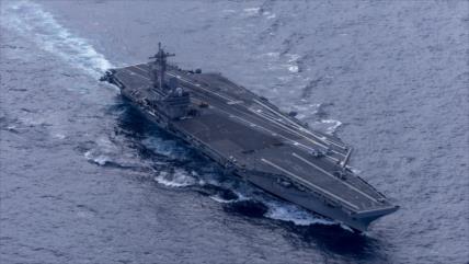 Portaviones Bush usa ruta inusual por temor a ataques de Ansarolá