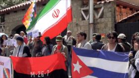 Bolivianos se solidarizan con Irán, Cuba y Palestina ante crímenes de EEUU