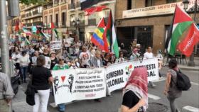 Españoles protestan contra ley israelí sobre ejecución de prisioneros