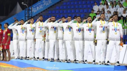 Irán se corona campeón en fútbol y balonmano en Juegos Asiáticos de Playa