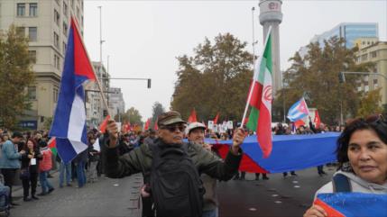 Trabajadores chilenos se solidarizan con pueblos atacados por el imperialismo