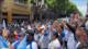 Guatemaltecos se solidarizan con el pueblo persa en el Día del Trabajo