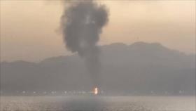 Una fuente iraní: incendio en puerto de Fujairah se atribuye al “aventurismo estadounidense” en Ormuz