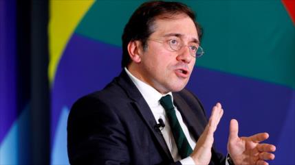 España pide fin de guerra contra Irán; rechaza plan de EEUU sobre Ormuz