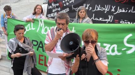 Españoles urgen liberación de activistas de Flotilla Sumud