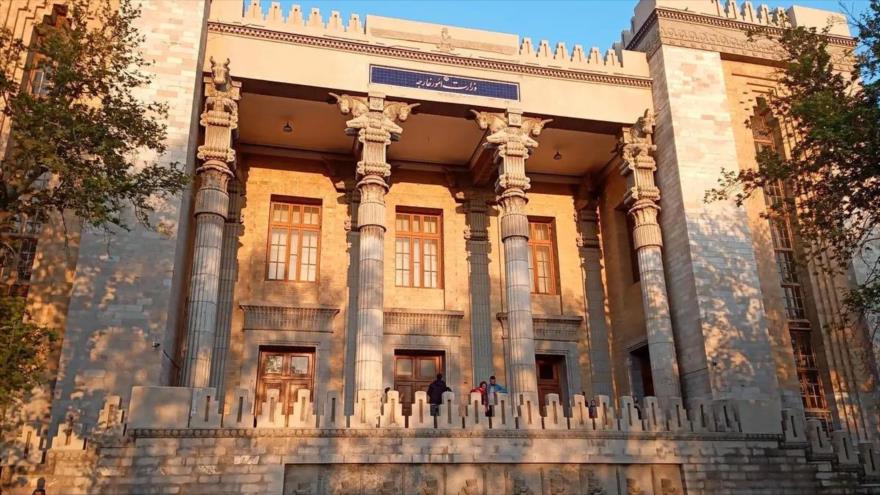 Edificio del Ministerio de Asuntos Exteriores de Irán en Teherán, la capital.