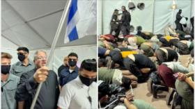 Vídeo: ministro y fuerzas israelíes hostigan a activistas de Flotilla Sumud