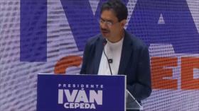 Cepeda da a conocer su propuesta social ante medios de comunicación