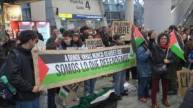 Chilenos exigen reacción mundial ante agresión israelí a flotilla Sumud