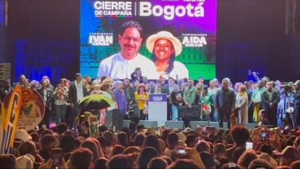 Multitudes acompañan a Iván Cepeda en el cierre de su campaña presidencial