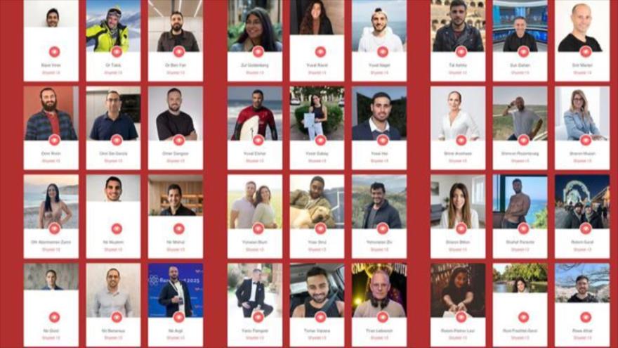 La información revelada incluye identidades de 69 oficiales de la armada israelí que atacaron recientemente una flotilla humanitaria con destino a Gaza.