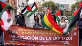 Bolivianas inician huelga de hambre contra crímenes de EEUU e Israel
