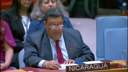 Nicaragua denuncia en ONU medidas coercitivas y defiende soberanía