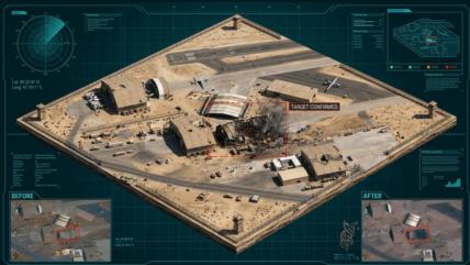 Imagen satelital: Irán golpea hangar de drones de EEUU en Kuwait