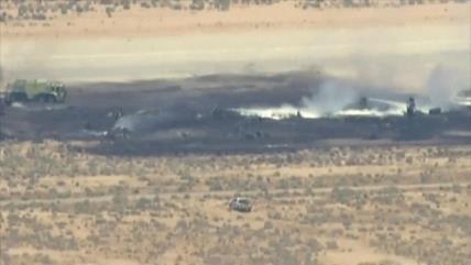 Un bombardero B-52 de EEUU se estrella en California; habría 8 muertos