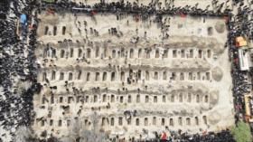 Icónica imagen del funeral de estudiantes de Minab gana premio 2026