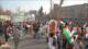 Activistas de Flotilla Sumud marchan en Santiago de Chile en apoyo a Palestina