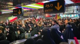 Metro registra millones de viajes durante ceremonia de despedida de Líder mártir