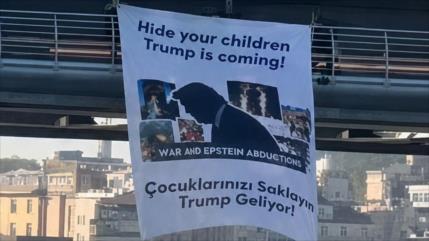 Así reciben a Trump en Turquía: ¡Escondan a sus hijos, que viene!