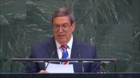 Cuba denuncia en la ONU recrudecimiento del bloqueo impuesto por EEUU