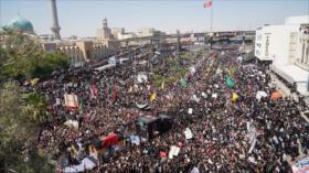 2,5 millones de iraquíes homenajean al Líder mártir de Irán en Nayaf