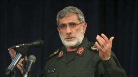 General Qaani: crímenes de Israel han hecho que Resistencia sea más fuerte