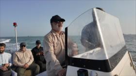 Comandante de Fuerza Terrestre del CGRI inspecciona unidades de Golfo Pérsico