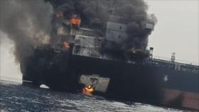 CGRI informa de una explosión en un buque que intenta evadir ruta iraní en Ormuz