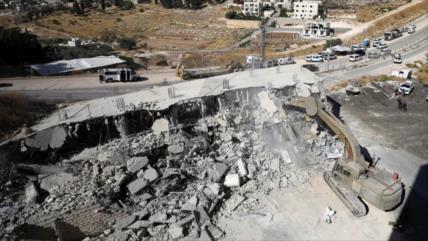 Israel intensifica demoliciones en Cisjordania tras incursión de colonos