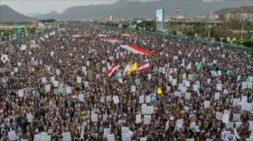 Miles de yemeníes respaldan la estrategia de “bloqueo por bloqueo”