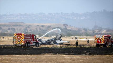 Vídeo: Un caza F-35B se estrella cerca de una base militar en California